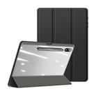 For Samsung Galaxy Tab S10+ DUX DUCIS TOBY Series Antiskid Leather Tablet Case with Sleep / Wake-up Function(Black) - 2