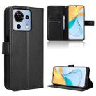 For ZTE Blade V50 Vita 4G Diamond Texture Leather Phone Case(Black) - 1