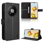 For ZTE Blade A73 5G Diamond Texture Leather Phone Case(Black) - 1