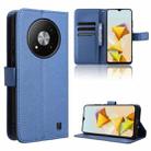 For ZTE Blade A73 5G Diamond Texture Leather Phone Case(Blue) - 1