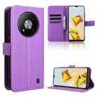 For ZTE Blade A73 5G Diamond Texture Leather Phone Case(Purple) - 1