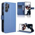 For ZTE nubia Red Magic 9 Pro Diamond Texture Leather Phone Case(Blue) - 1