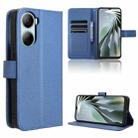 For ZTE Libero 5G IV Diamond Texture Leather Phone Case(Blue) - 1