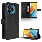 For ZTE Axon 60 Lite / Blade V60 Vita Diamond Texture Leather Phone Case(Black) - 1