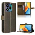 For ZTE Axon 60 Lite / Blade V60 Vita Diamond Texture Leather Phone Case(Brown) - 1