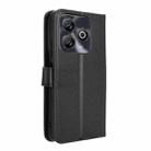 For ZTE Blade A75 4G Diamond Texture Leather Phone Case(Black) - 3