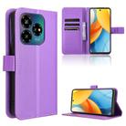 For ZTE Blade V60 Design Diamond Texture Leather Phone Case(Purple) - 1