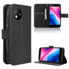 For ZTE Blade A35 Lite Diamond Texture Leather Phone Case(Black) - 1