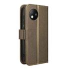 For ZTE Blade A35 Lite Diamond Texture Leather Phone Case(Brown) - 3