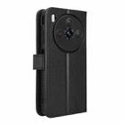 For ZTE nubia Z60S Pro Diamond Texture Leather Phone Case(Black) - 3