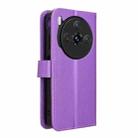 For ZTE nubia Z60S Pro Diamond Texture Leather Phone Case(Purple) - 3