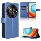 For ZTE Blade A75 5G Diamond Texture Leather Phone Case(Blue) - 1