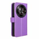 For ZTE Blade A75 5G Diamond Texture Leather Phone Case(Purple) - 3