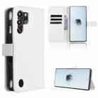 For ZTE nubia Red Magic 10 Pro / 10 Pro+ Diamond Texture Leather Phone Case(White) - 1
