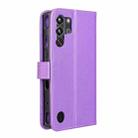 For ZTE nubia Red Magic 10 Pro / 10 Pro+ Diamond Texture Leather Phone Case(Purple) - 3