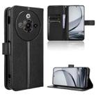 For ZTE nubia Focus Pro 5G Diamond Texture Leather Phone Case(Black) - 1