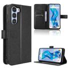 For ZTE nubia S 5G A403ZT Diamond Texture Leather Phone Case(Black) - 1