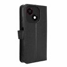 For ZTE Blade A35e Z2466 Diamond Texture Leather Phone Case(Black) - 3