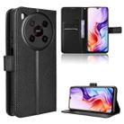 For ZTE Blade V70 Max Diamond Texture Leather Phone Case(Black) - 1