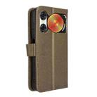 For ZTE nubia Music 2 Diamond Texture Leather Phone Case(Brown) - 3