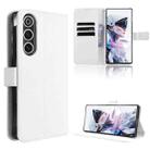 For ZTE nubia Red Magic 10 Air Diamond Texture Leather Phone Case(White) - 1