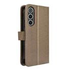 For ZTE nubia Red Magic 10 Air Diamond Texture Leather Phone Case(Brown) - 3