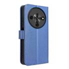 For ZTE Blade A76 5G Diamond Texture Leather Phone Case(Blue) - 3