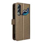 For ZTE nubia Neo 3 GT 5G Diamond Texture Leather Phone Case(Brown) - 3