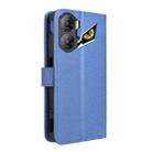 For ZTE nubia Neo 3 5G Diamond Texture Leather Phone Case(Blue) - 3