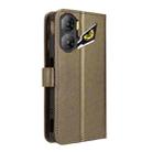 For ZTE nubia Neo 3 5G Diamond Texture Leather Phone Case(Brown) - 3