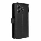 For ZTE Blade A36 4G Diamond Texture Leather Phone Case(Black) - 3