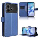 For ZTE Blade A36 4G Diamond Texture Leather Phone Case(Blue) - 1