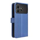 For ZTE Blade A36 4G Diamond Texture Leather Phone Case(Blue) - 3
