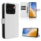 For ZTE Blade A56 4G Diamond Texture Leather Phone Case(White) - 1