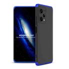 For Xiaomi Redmi Note 12 Pro 5G Global GKK Three Stage Splicing Full Coverage PC Phone Case(Black Blue) - 1