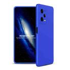 For Xiaomi Redmi Note 12 Pro 5G Global GKK Three Stage Splicing Full Coverage PC Phone Case(Blue) - 1