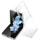 For Samsung Galaxy Z Flip5 Integrated Electroplating Full Coverage Phone Case(Transparent) - 1