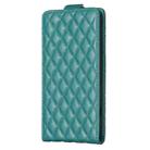 For iPhone 16 Pro Max Diamond Lattice Vertical Flip Leather Phone Case(Green) - 3