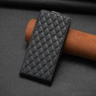 For iPhone 16 Plus Diamond Lattice Vertical Flip Leather Phone Case(Black) - 2