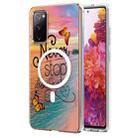 For Samsung Galaxy S20 FE 5G&4G / S20 Lite / S20 Fan Edition Marble Pattern Dual-side IMD Magsafe TPU Phone Case(Dream Butterfly) - 1