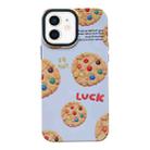 For iPhone 12 2 in 1 PC + TPU Shockproof Phone Case(Biscuits) - 1