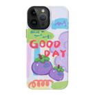 For iPhone 12 Pro Max 2 in 1 PC + TPU Shockproof Phone Case(Mangosteen) - 1