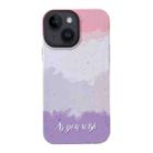 For iPhone 13 2 in 1 PC + TPU Shockproof Phone Case(Contrast Pink) - 1