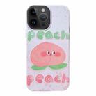 For iPhone 13 Pro 2 in 1 PC + TPU Shockproof Phone Case(Peach) - 1