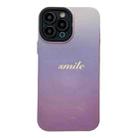 For iPhone 13 Pro Max 2 in 1 PC + TPU Shockproof Phone Case(Gradient Pink) - 1