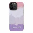 For iPhone 13 Pro Max 2 in 1 PC + TPU Shockproof Phone Case(Contrast Pink) - 1