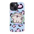 For iPhone 14 2 in 1 PC + TPU Shockproof Phone Case(Kitty) - 1