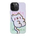 For iPhone 14 Pro 2 in 1 PC + TPU Shockproof Phone Case(Cat) - 1