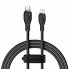 Baseus Pudding Series 20W Type-C to 8 Pin Fast Charging Data Cable, Length:1.2m(Black) - 1