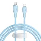 Baseus Pudding Series 20W Type-C to 8 Pin Fast Charging Data Cable, Length:1.2m(Blue) - 1